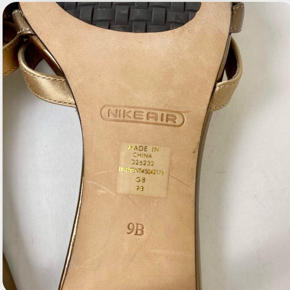 Cole Haan Nike Air Copper Beaded Heels, Size 9 - Picture 8 of 10